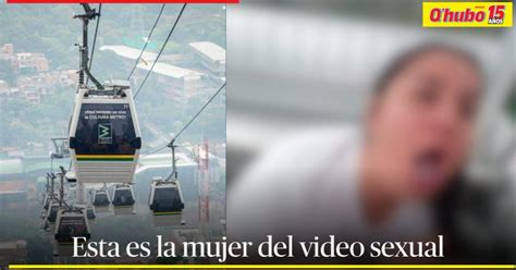 Escándalo Pareja grabó video sexual en pleno Metro Cable de Medellín