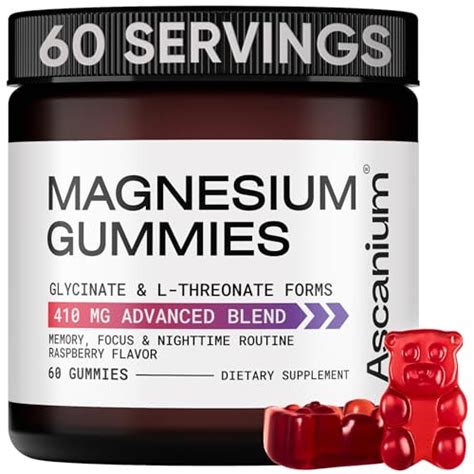 Snagshout Magnesium Gummies Mg Magnesium Glycinate And L