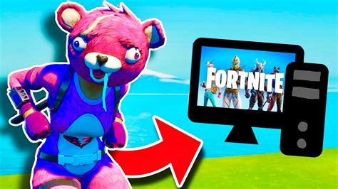 Jugu Fortnite En Pc Por Primera Vez Youtube