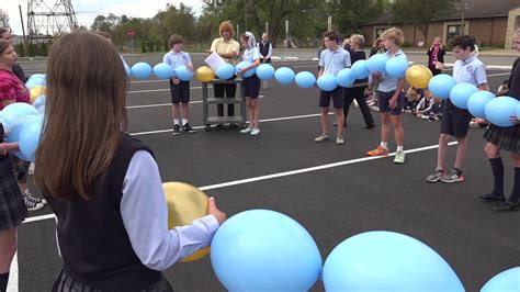 Students Mark Feast Of Our Lady Of The Rosary With Balloon Rosary