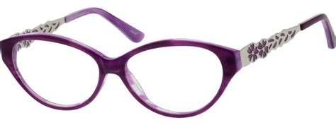 Purple Acetate Full Rim Frame With Stainless Steel Temples 7876 Zenni Optical Eyeglasses