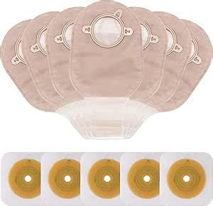 Lotfancy Ileostomy Supplies Pcs Two Piece Colostomy Bags With