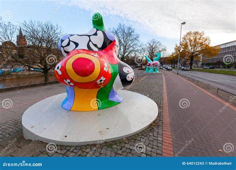 Nana Sculptures Of The Artist Niki De Saint Phalle In Hanover Germany