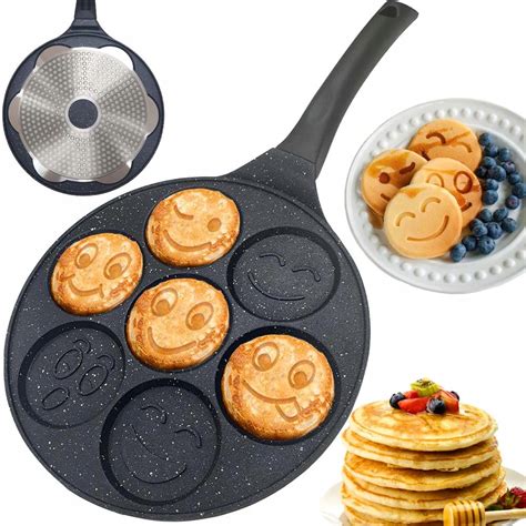 Tigaie Pentru Clatite Cu 7 Forme Smile Pancakes IdealStore Din