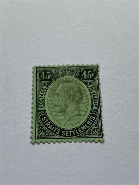 Straits Settlement Stamp King George V Cts Mh Hobbies Toys