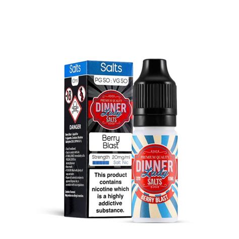 Dinner Lady Nic Salt Berry Blast 10ml Best Price Buy 5 For