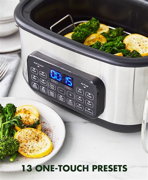 Greenpan Bistro 13 In 1 Multi Cooker Air Fryer Grill Macys