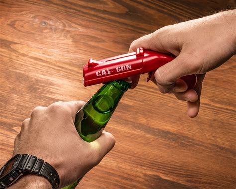 Cap Gun Beer Cap Shooter Bottle Opener Geeektech