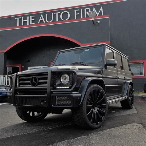 Mercedes Benz G Wagon Matte Black Av12 Avorza Alex Vega Auto Firm 1