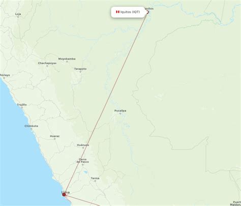 All Flight Routes From Cuzco To Iquitos CUZ To IQT Flight Routes