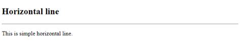 How To Add Horizontal Line In Html Geeksforgeeks