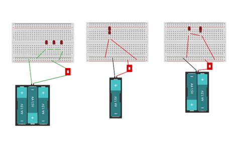 Circuit Design Diseños De Circuitos Paralelo En Serie Y Mixto Tinkercad