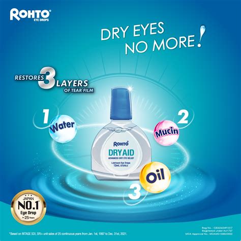 Rohto Dry Aid Eye Drops Ml Wellcome Pharmacy