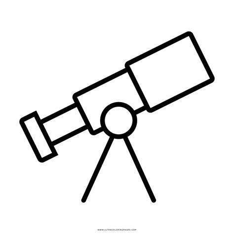 Dibujo De Telescopio Para Colorear Ultra Coloring Pages