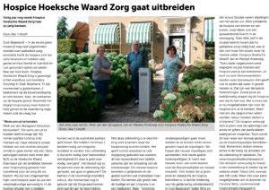 Hospice Hoeksche Waard Zorg Gaat Uitbreiden Hospice Hoeksche Waard Zorg