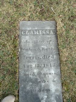 Clarissa Ferris Inconnu M Morial Find A Grave