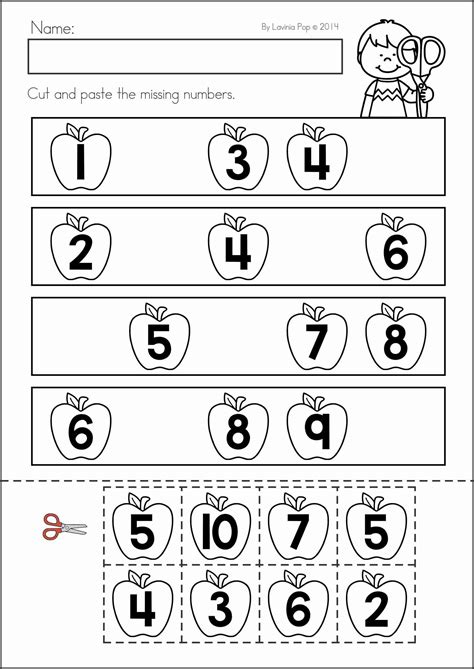 Math Cut And Paste Worksheets