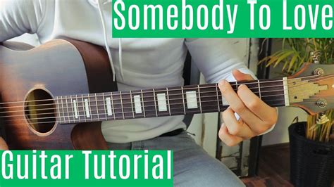 Somebody To Love Onerepublic Guitar Tutoriallesson Easy How To