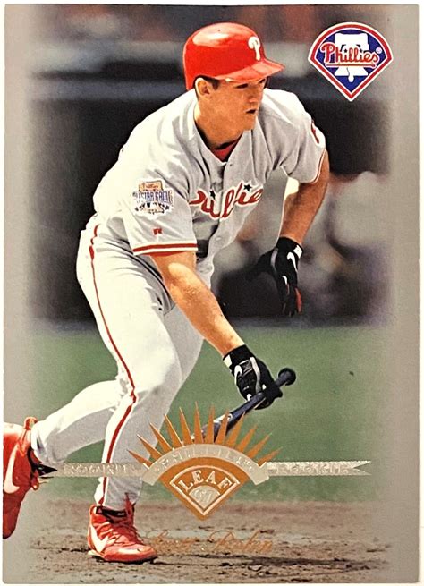 Scott Rolen 1997 Leaf Baseball Philadelphia Phillies Rookie Card HOF