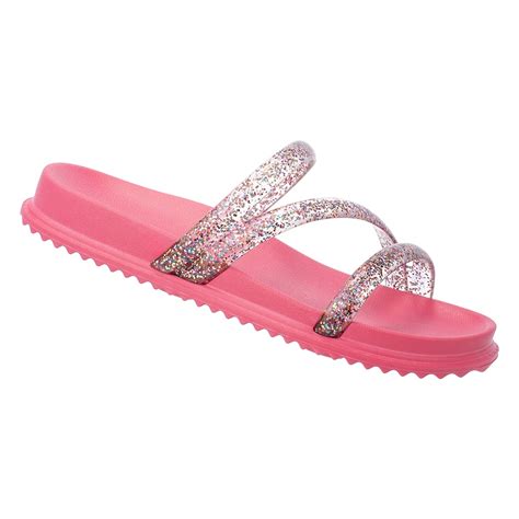 Papete Birken Feminina De Manta Strass Sandalia Rasteirinha Glitter