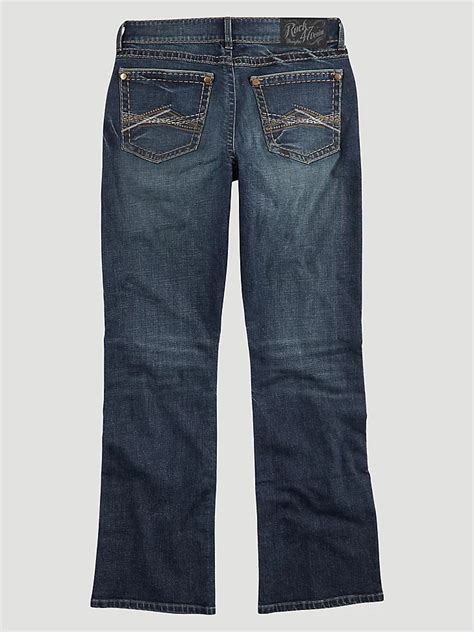 Mens Rock 47® By Wrangler® Slim Fit Bootcut Jean