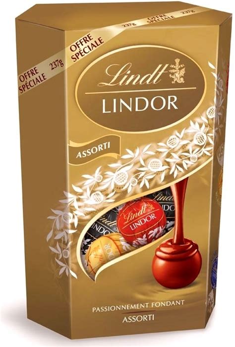 Lindt Lindor Mix smaków praliny 237g czekoladki Większe opakowanie 200g