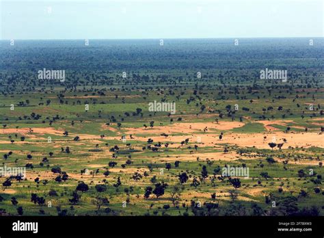 Panorama landscape of Missirikoro ,Sikasso , Mali, West Africa Stock ...