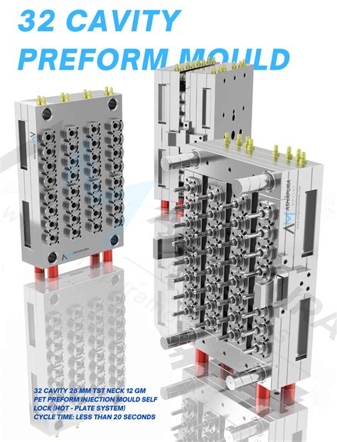 Ashapura Mould Alloy Steel 32 Cavity Pet Preform Mold At Rs 45000 In