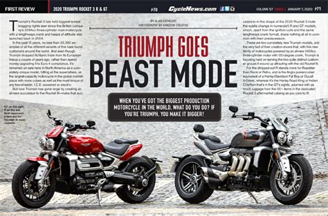 2020 Triumph Rocket 3 R and GT Review - Cycle News