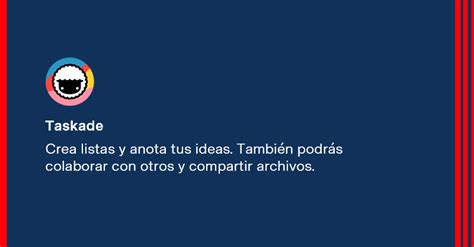 Universidad César Vallejo on Twitter Taskade te permitirá anotar todo