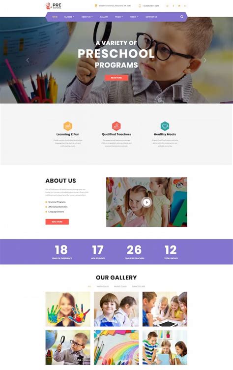 13 Best School Website Templates 2024 | BeginDot