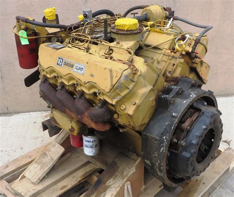 Caterpillar Cat Ct 3208 Engine Good Running Esn 32y49556 Arn 9n5832 210 Hp