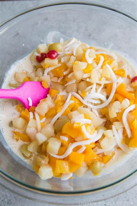 Filipino Style Fruit Salad Recipe