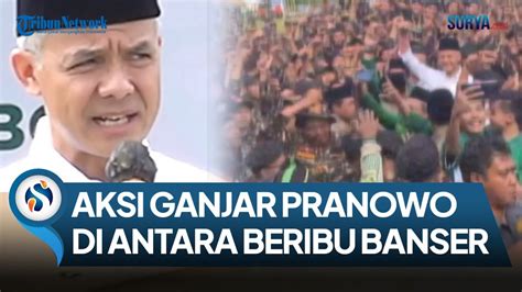 Ganjar Pranowo Singgung Kacang Lupa Kulit Di Hadapan Ribuan Banser