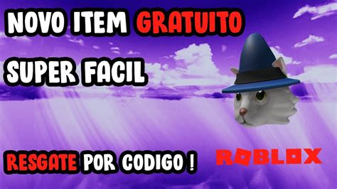 Promocode Novo Item Gratuito No Roblox Gato Branco Feiticeiro Novo