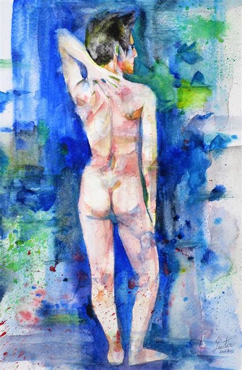 Standing Nude Painting By Fabrizio Cassetta Fine Art America