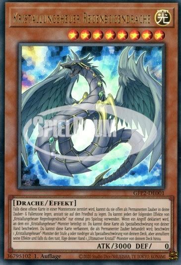 Kristallungeheuer Regenbogendrache Yu Gi Oh Einzelkarte Kaufen