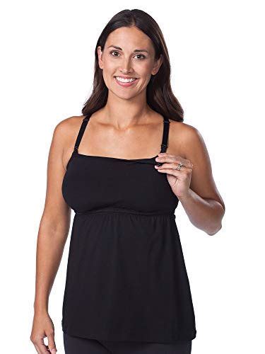 Leading Lady Nursing Tank With Inner Shelf Bra Vs Carcos Cami With Built In Bra Slant