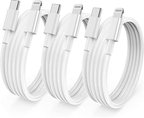 Amazon.com: 2Pack for iPhone14/13/12 Fast Charger Cable 6ft [Apple MFi