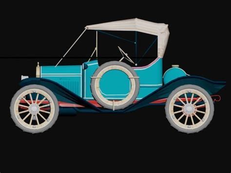 3d Model Herreshoff Runabout 1913 Vr Ar Low Poly Cgtrader