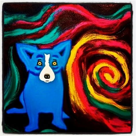 Blue Dog! | Blue dog art, Blue dog painting, Dog pop art