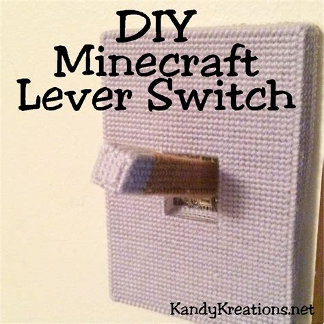 DIY Party Mom: DIY Minecraft Lever Switch