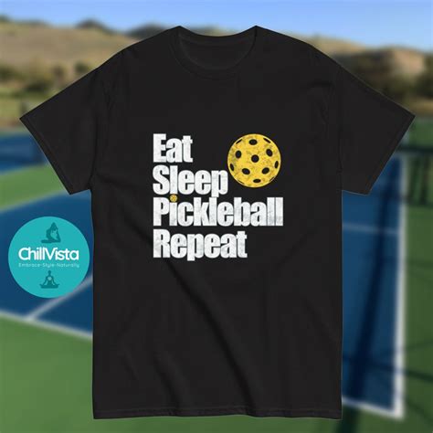 Funny Eatsleep Pickleball Repeat Player T Shirt And Game Etsy