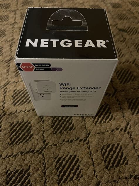 NEW Netgear AC750 EX3110 100NAS WiFi Wall Plug Range Extender Signal