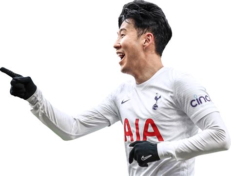 Son Heung Min Tottenham Hotspur Football Render Footyrenders