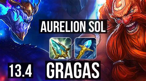 Aurelion Sol Vs Gragas Mid M Mastery Games Kr