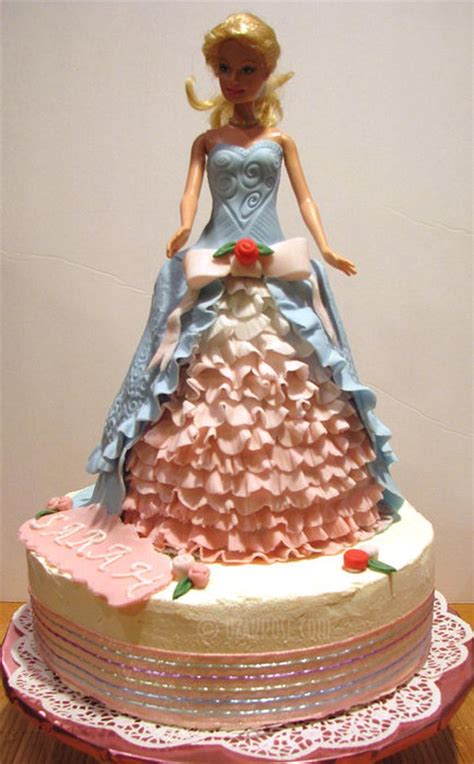 Barbie Cake Decorated Cake By Onebitesweet Cakesdecor