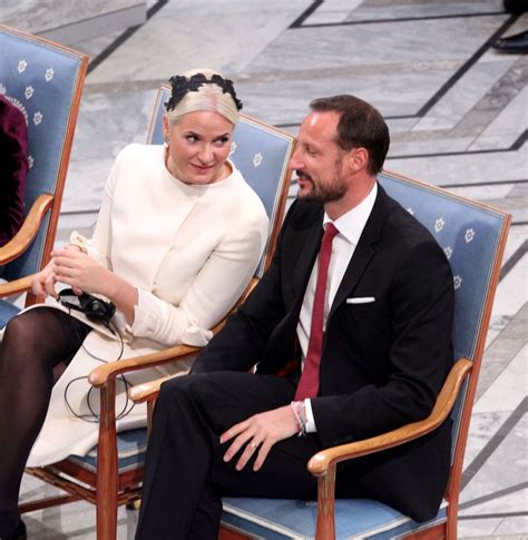 Photo Le Prince Haakon Et La Princesse Mette Marit De Norv Ge Lors De