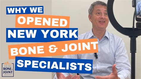 Why We Opened New York Bone Joint Specialists Youtube