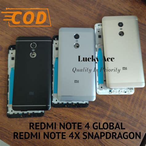 Jual Casing Fullset Original Xiaomi Xiomi Redmi Note 4 Global Not 4X